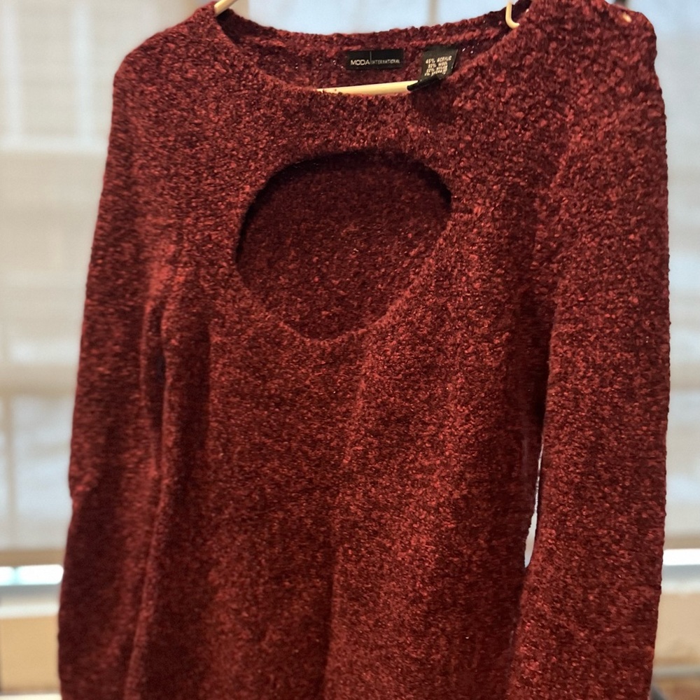 Red and Black Sweater